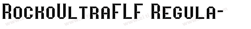 RockoUltraFLF Regula字体转换
